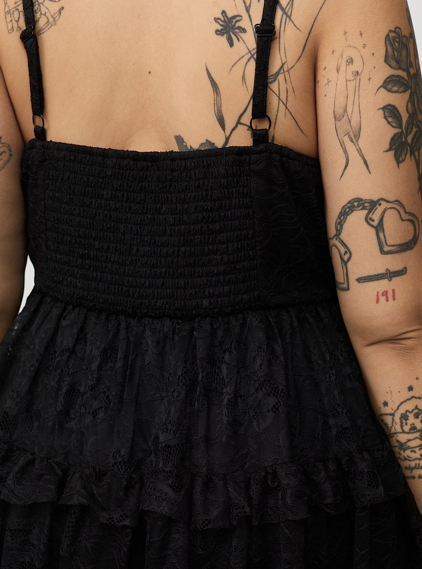 Babydoll Lace Mini Dress