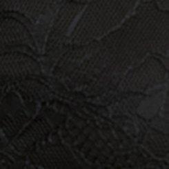 Babydoll Lace Mini Dress, DEEP BLACK, swatch