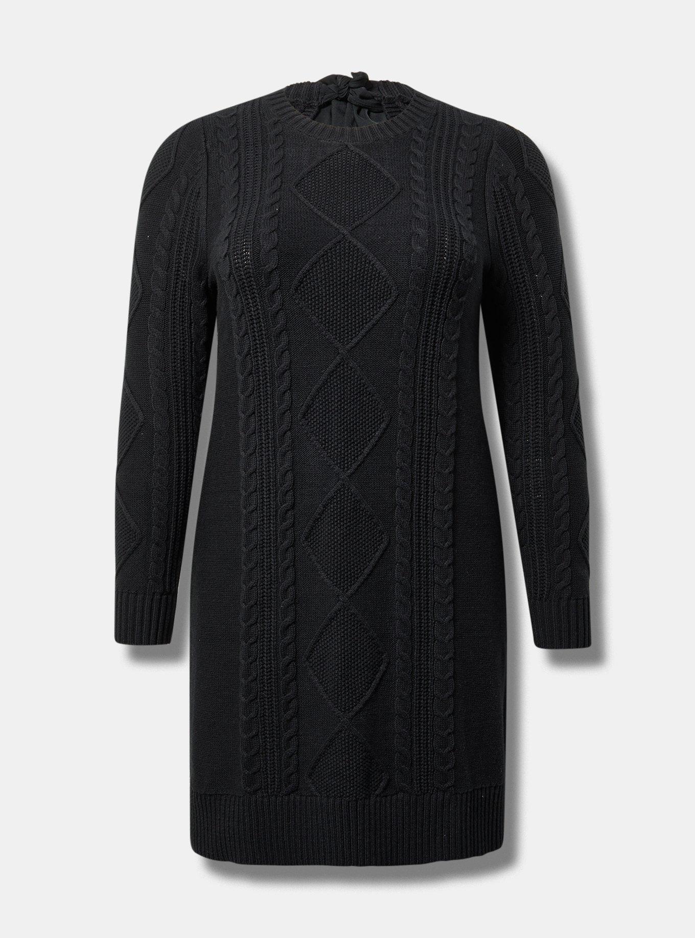 Mini Cable Sweater Dress