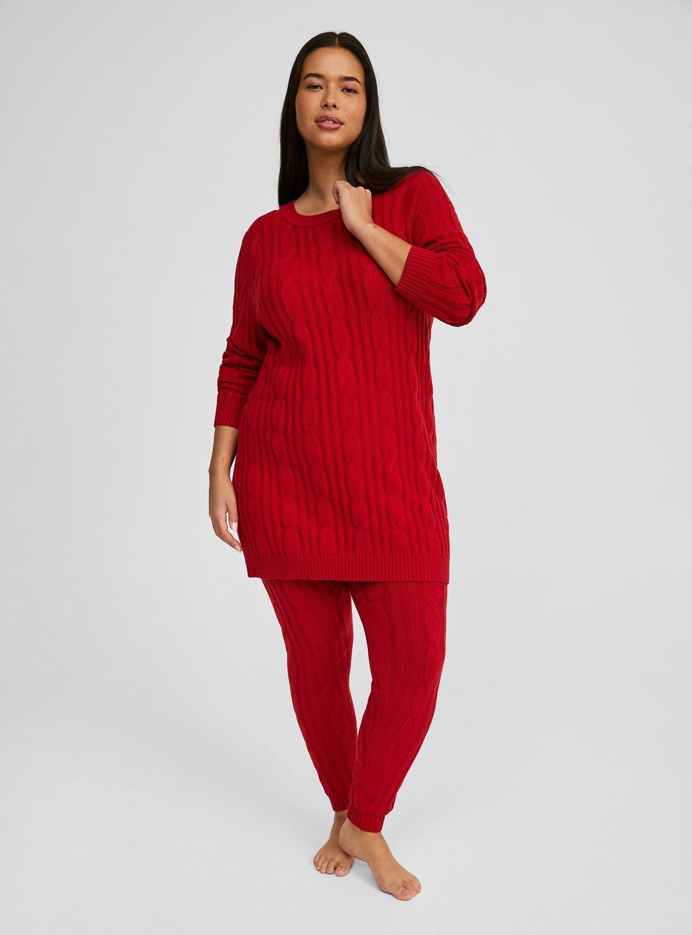 Cable Lounge Sweater Tunic