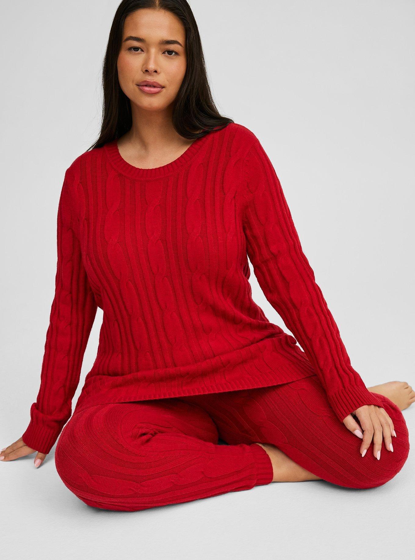 Cable Lounge Sweater Tunic