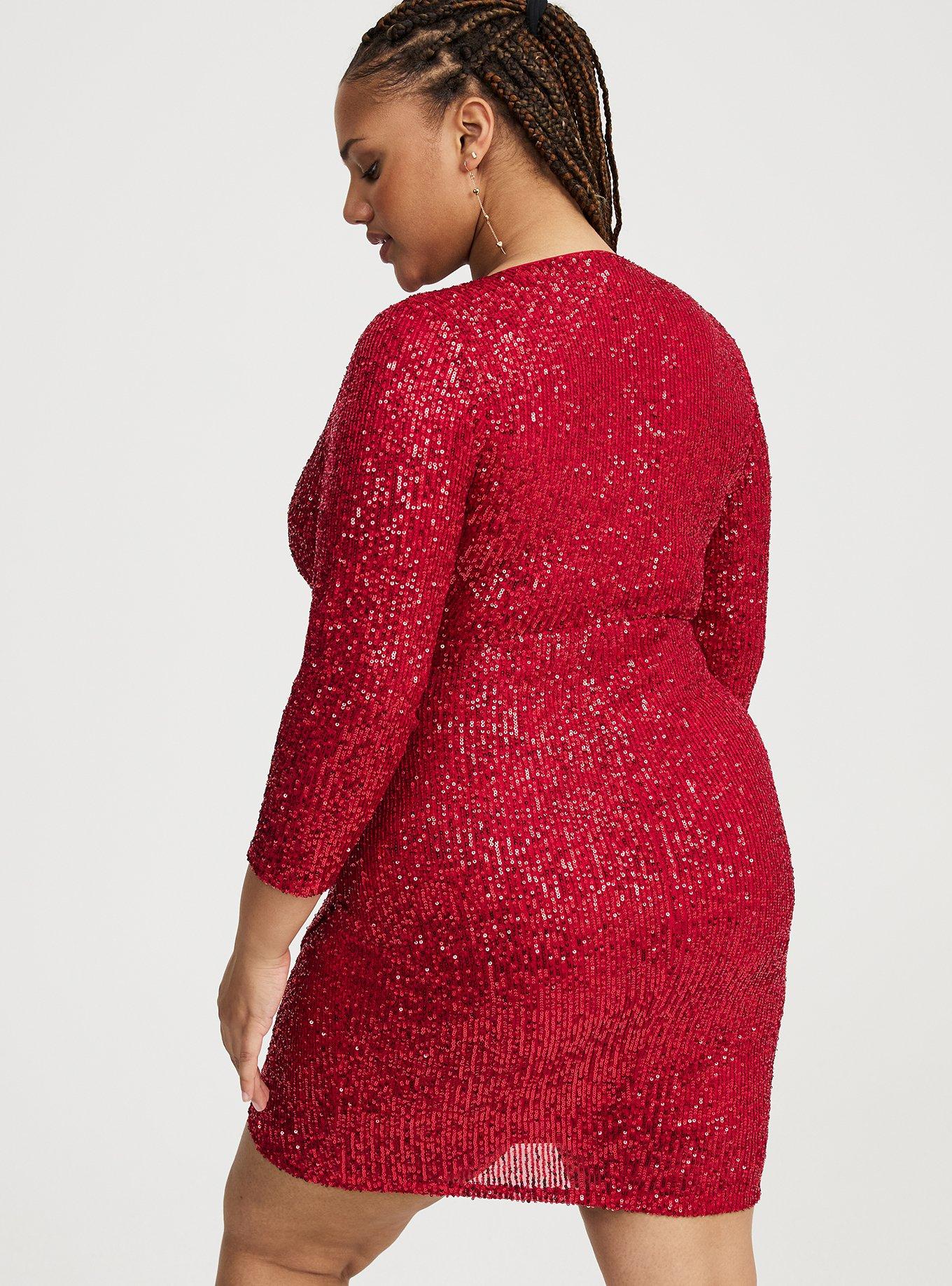 Mini Sequin Mesh Dress