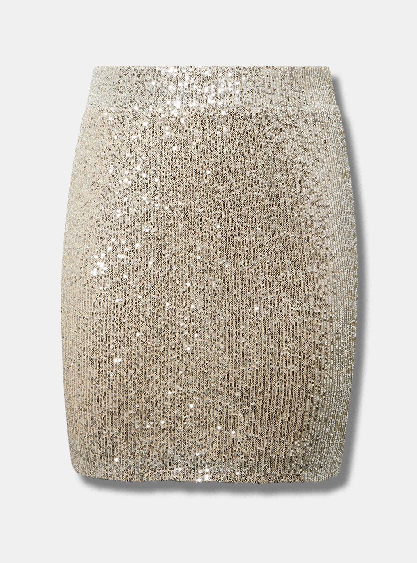 Sequin Mini Skirt 