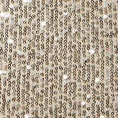 Plus Size Sequin Mini Skirt , CHAMPAGNE, swatch
