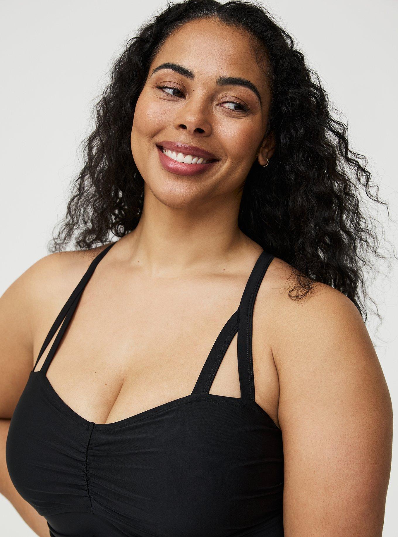 Plus Size - Wireless Corset Swim Dress - Torrid