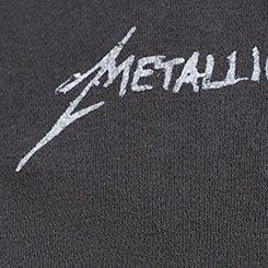 Plus Size Metallica Cozy Fleece Hoodie, VINTAGE BLACK, swatch