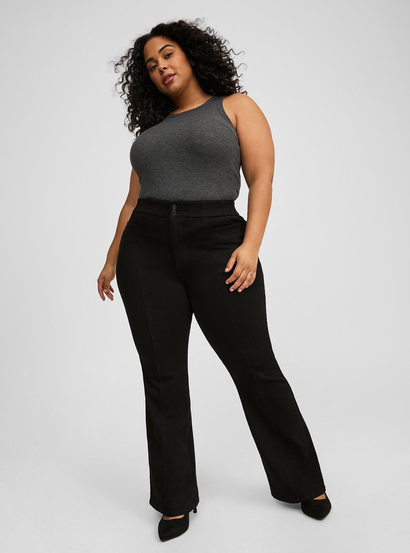 Plus size flare jeans tall clearance