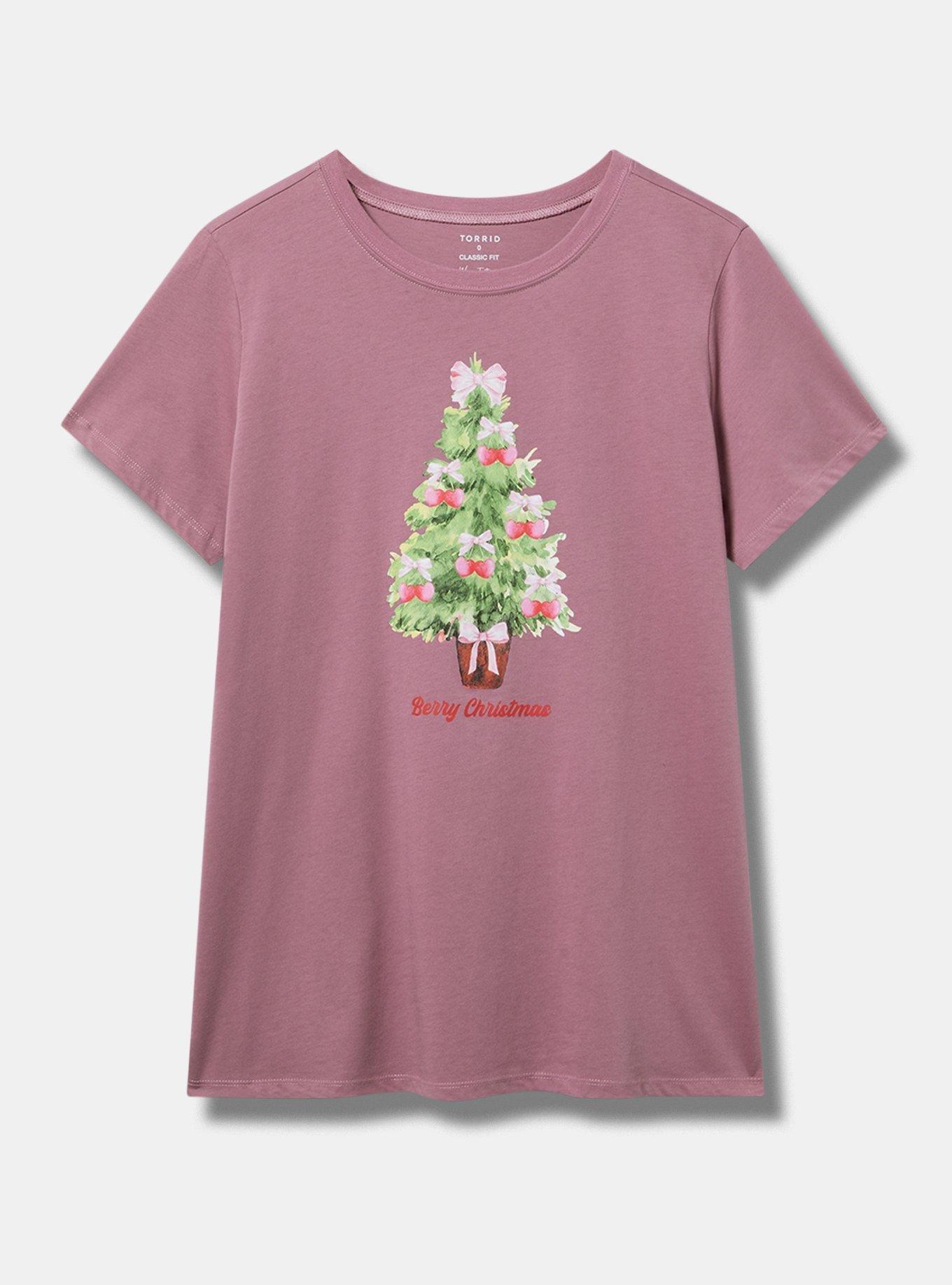 Berry Christmas Classic Cotton Short Sleeve Crew Tee