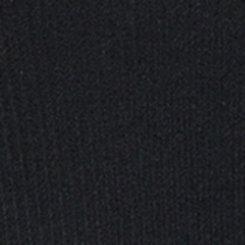 Ribbed V-Neck Top, DEEP BLACK, swatch