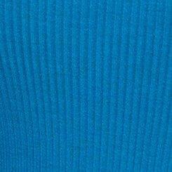 Ribbed V-Neck Top, LYONS BLUE, swatch