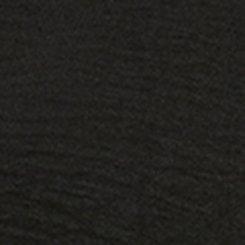 Plus Size Peplum Long Sleeve Blouse, DEEP BLACK, swatch