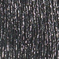 Sparkle Surplice Long Sleeve Top, DEEP BLACK, swatch