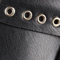 Plus Size Platform Grommet Loafer (WW), BLACK, swatch