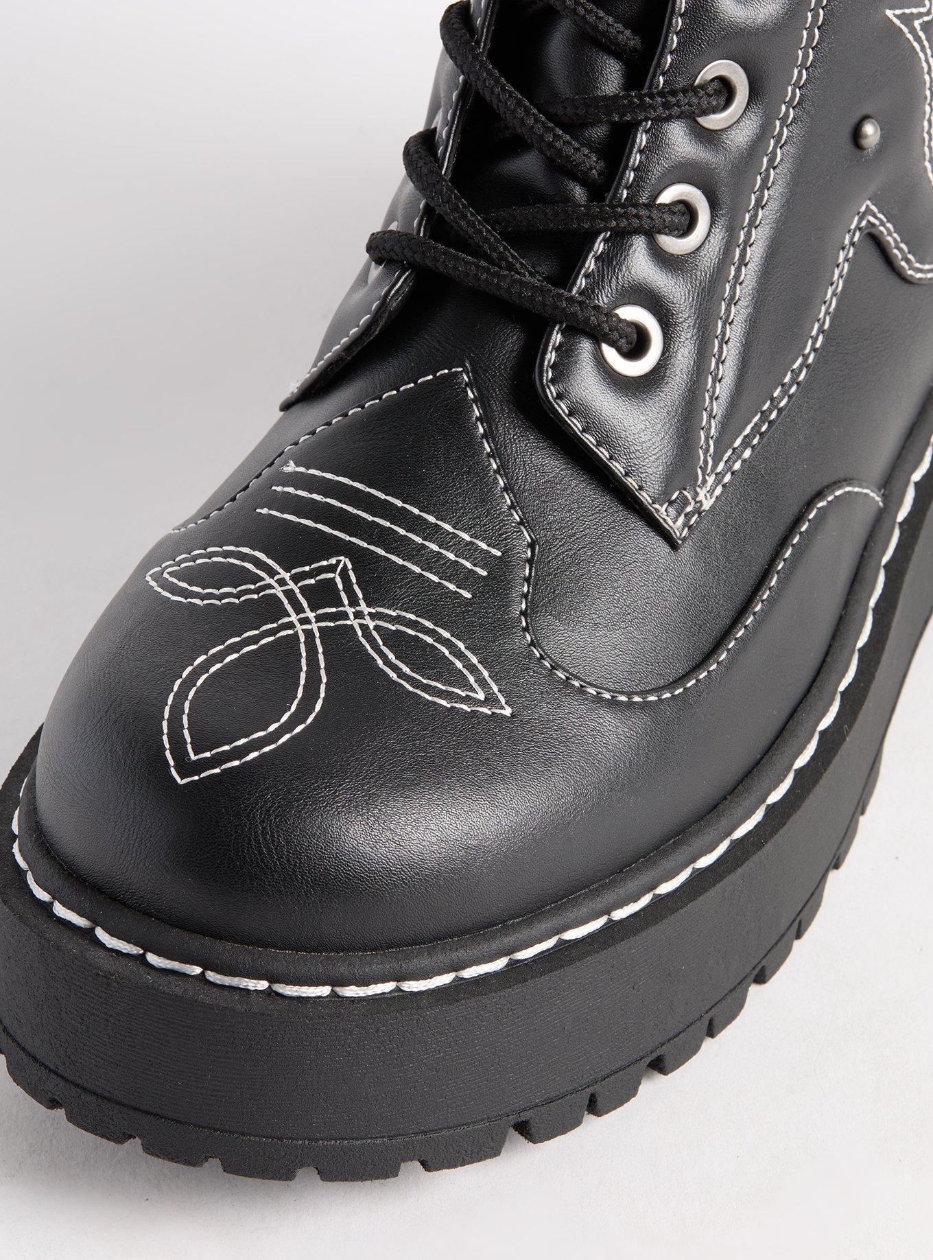 Plus Size - Western Combat Boot (WW) - Torrid