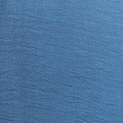 Peasant-Sleeve Pintuck Blouse, COPEN BLUE, swatch