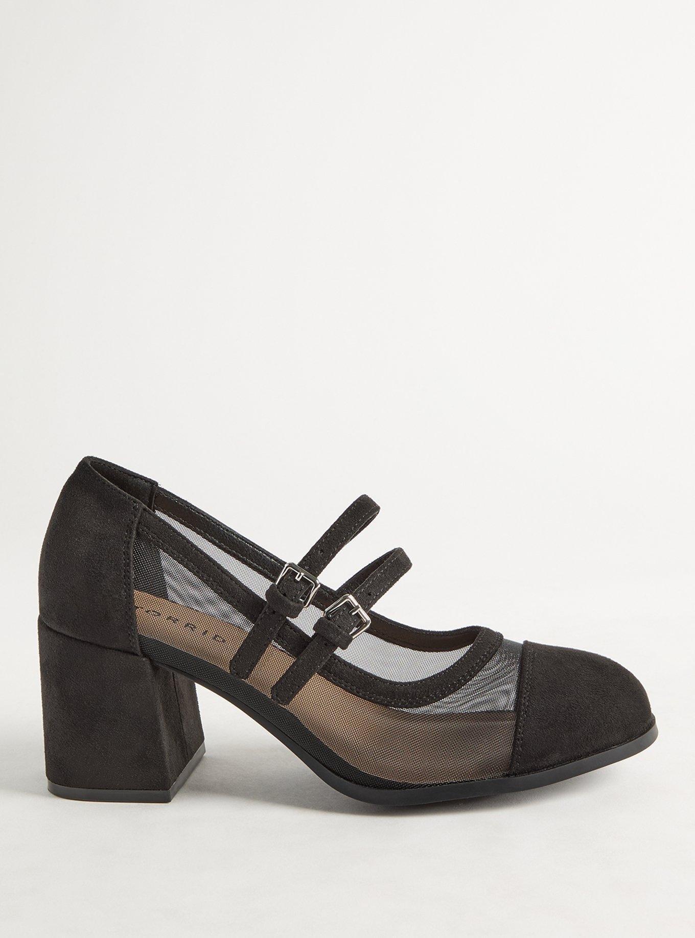 Double Strap Mesh Heel (WW)