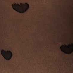 Plus Size Heart Tights, BLACK, swatch