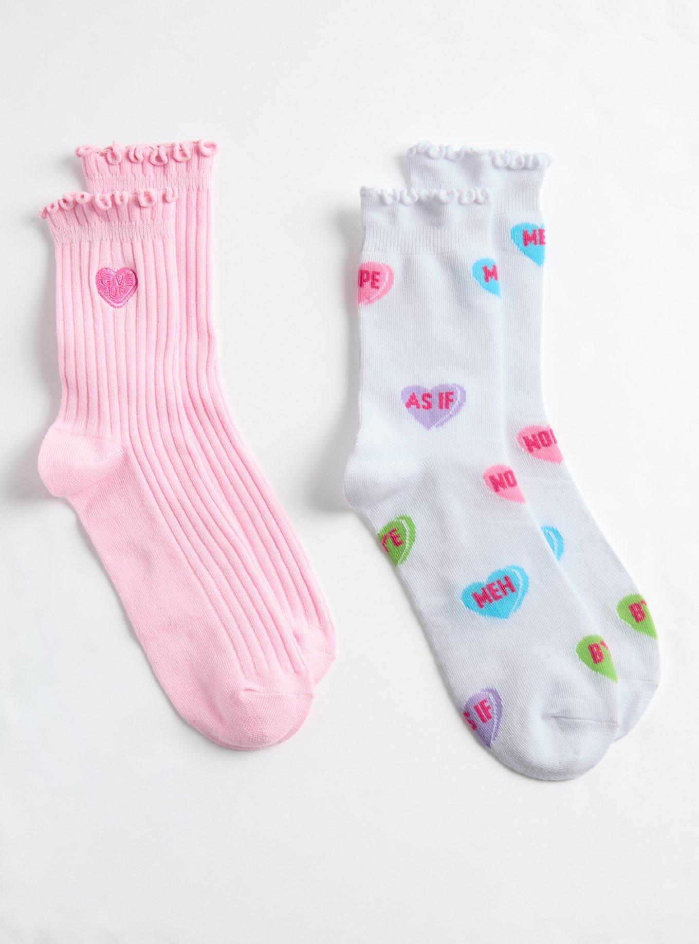 2 Pack Ruffle Ankle Sock