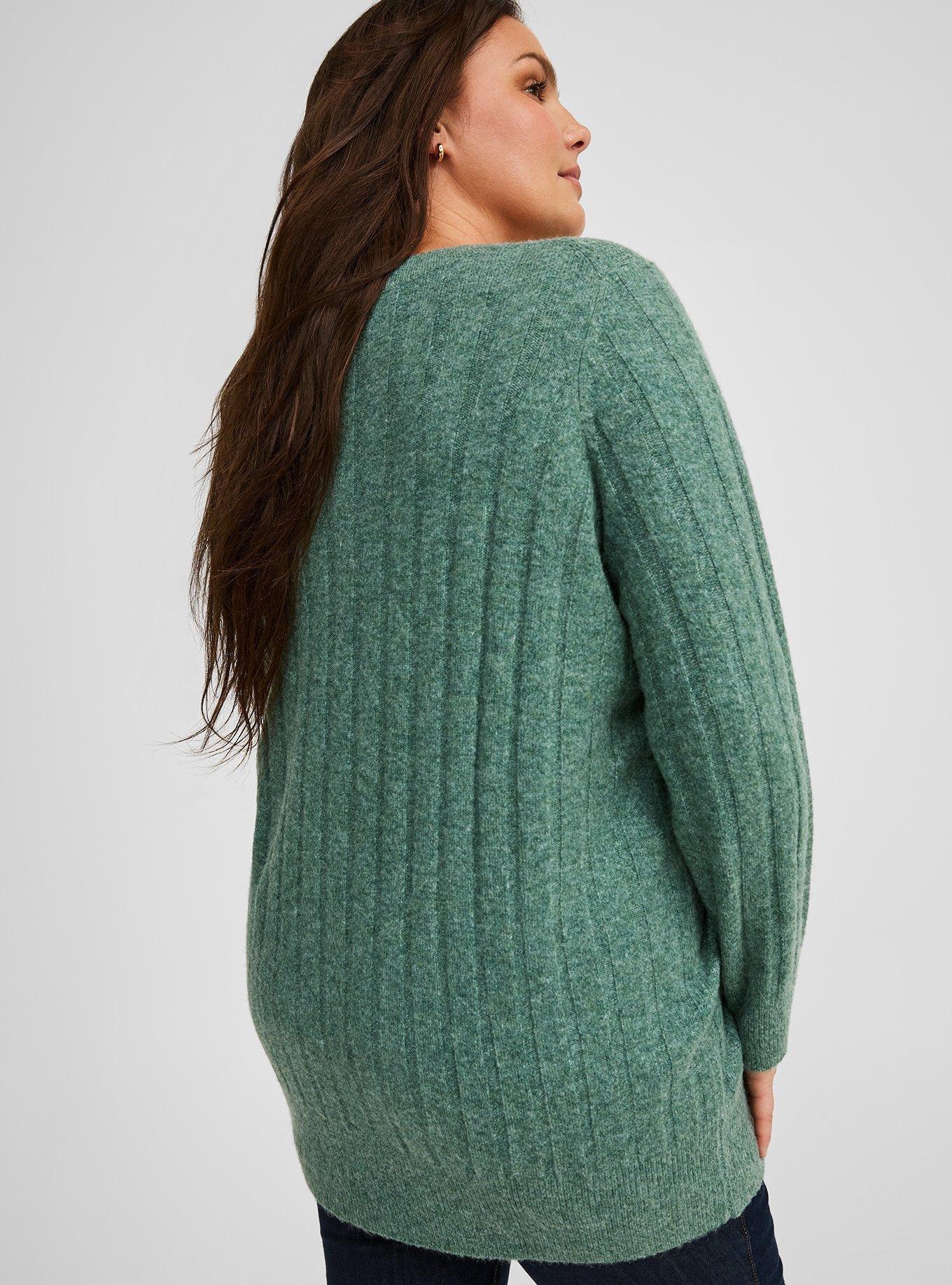 V-Neck Tunic Sweater