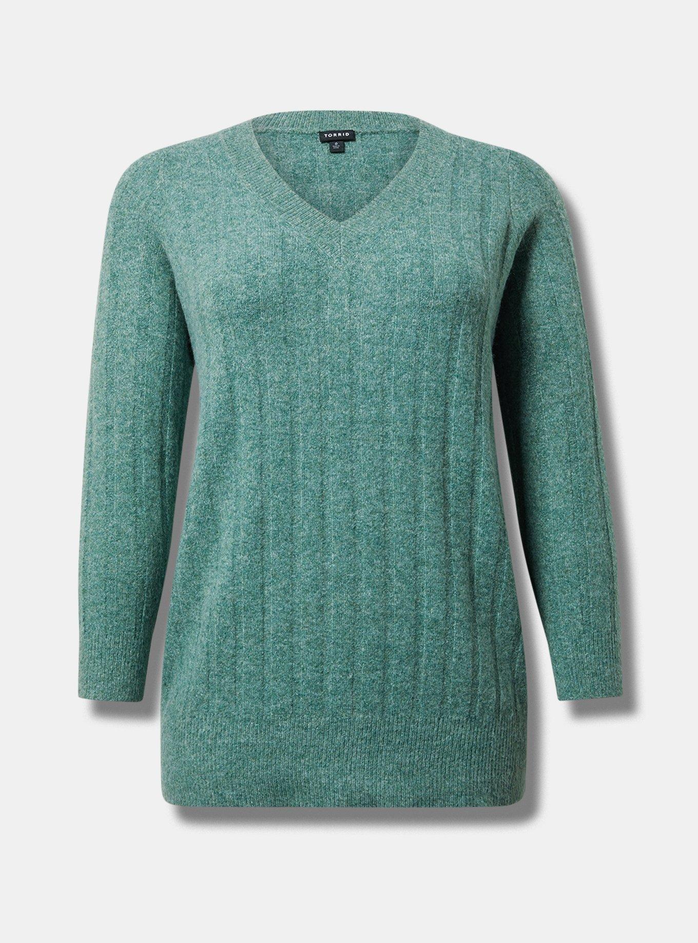 V-Neck Tunic Sweater