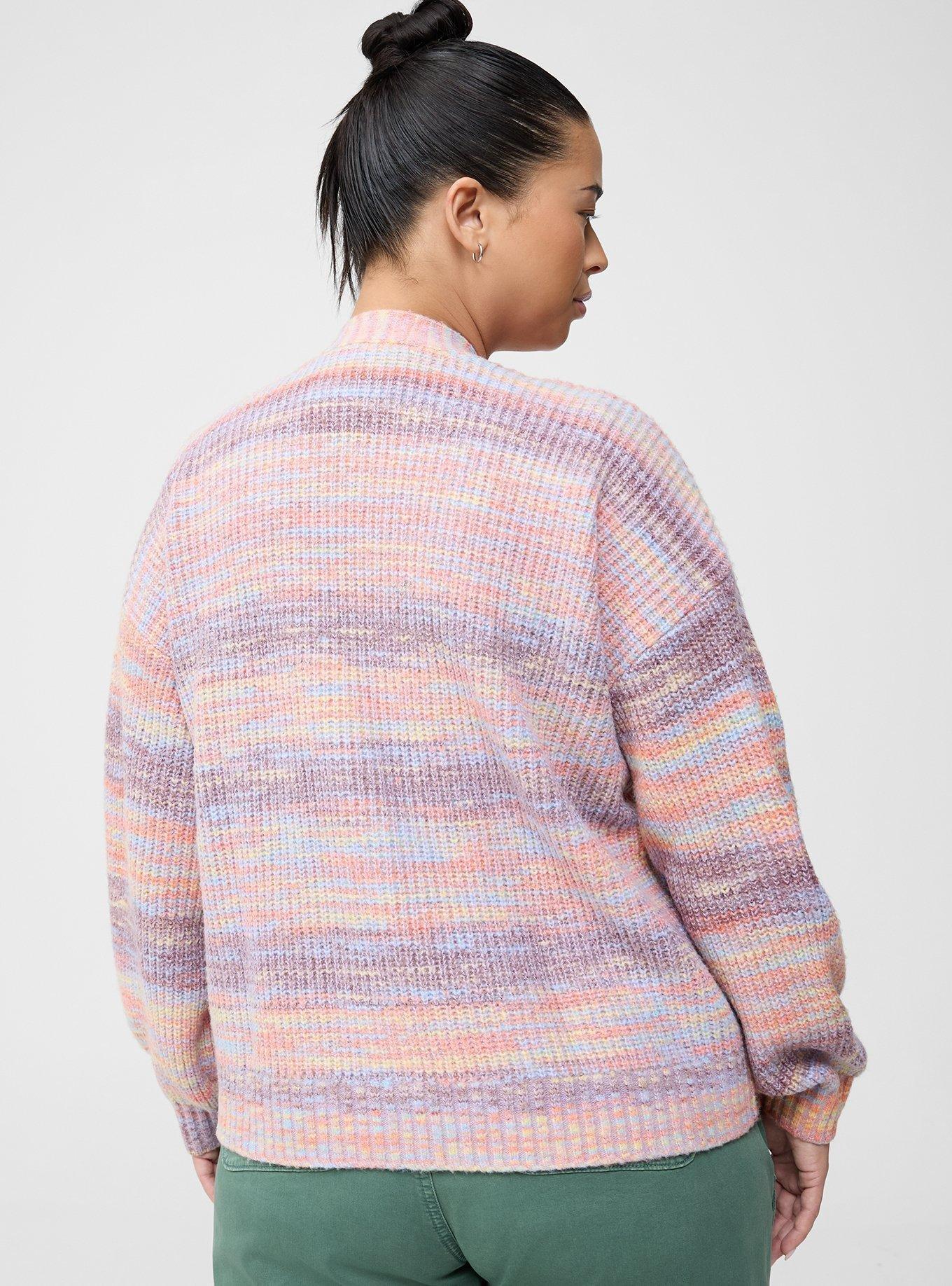 Drop Shoulder Boxy Cardigan