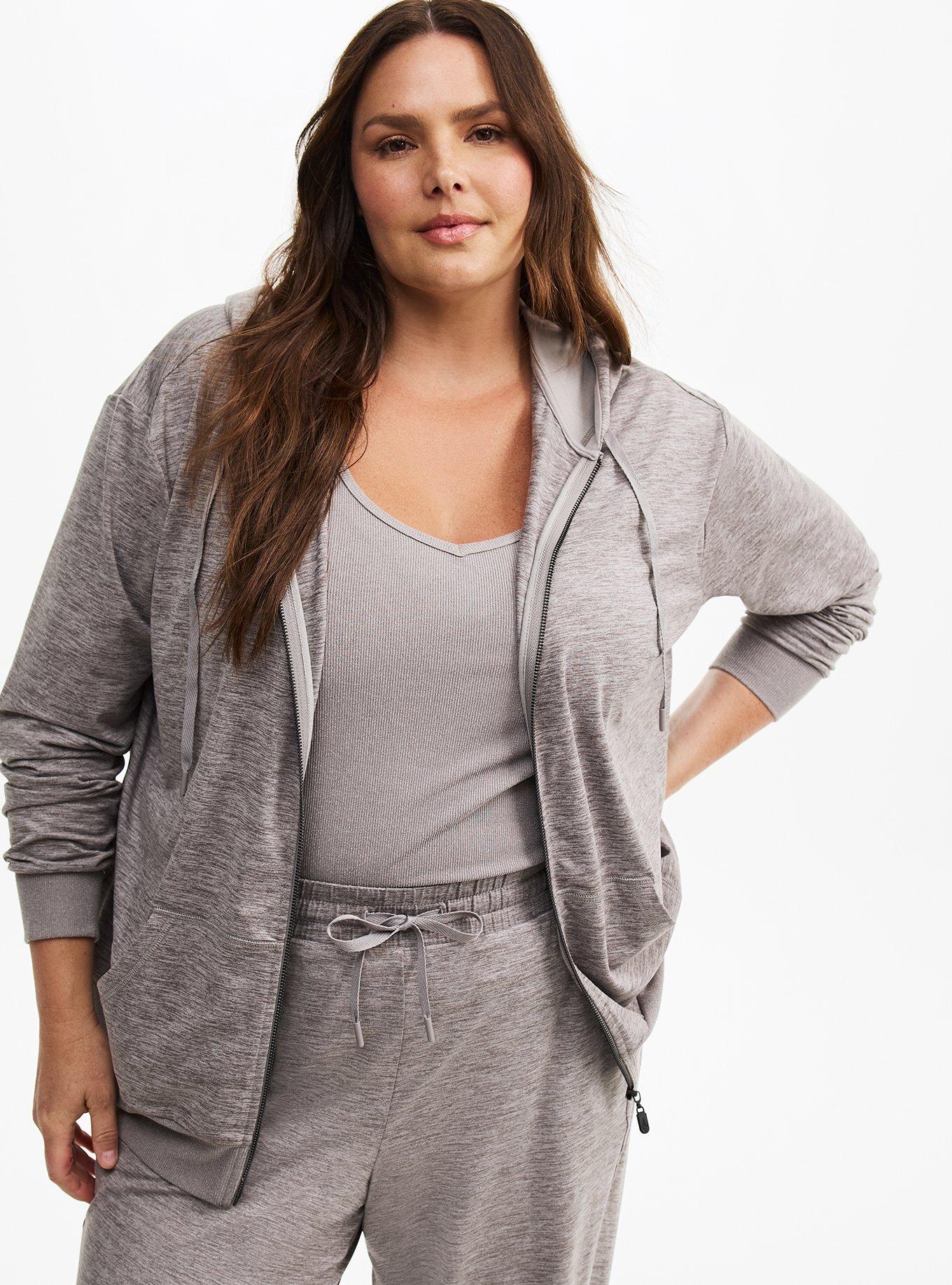 TRU Super Soft Performance Jersey Full Zip Active Hoodie