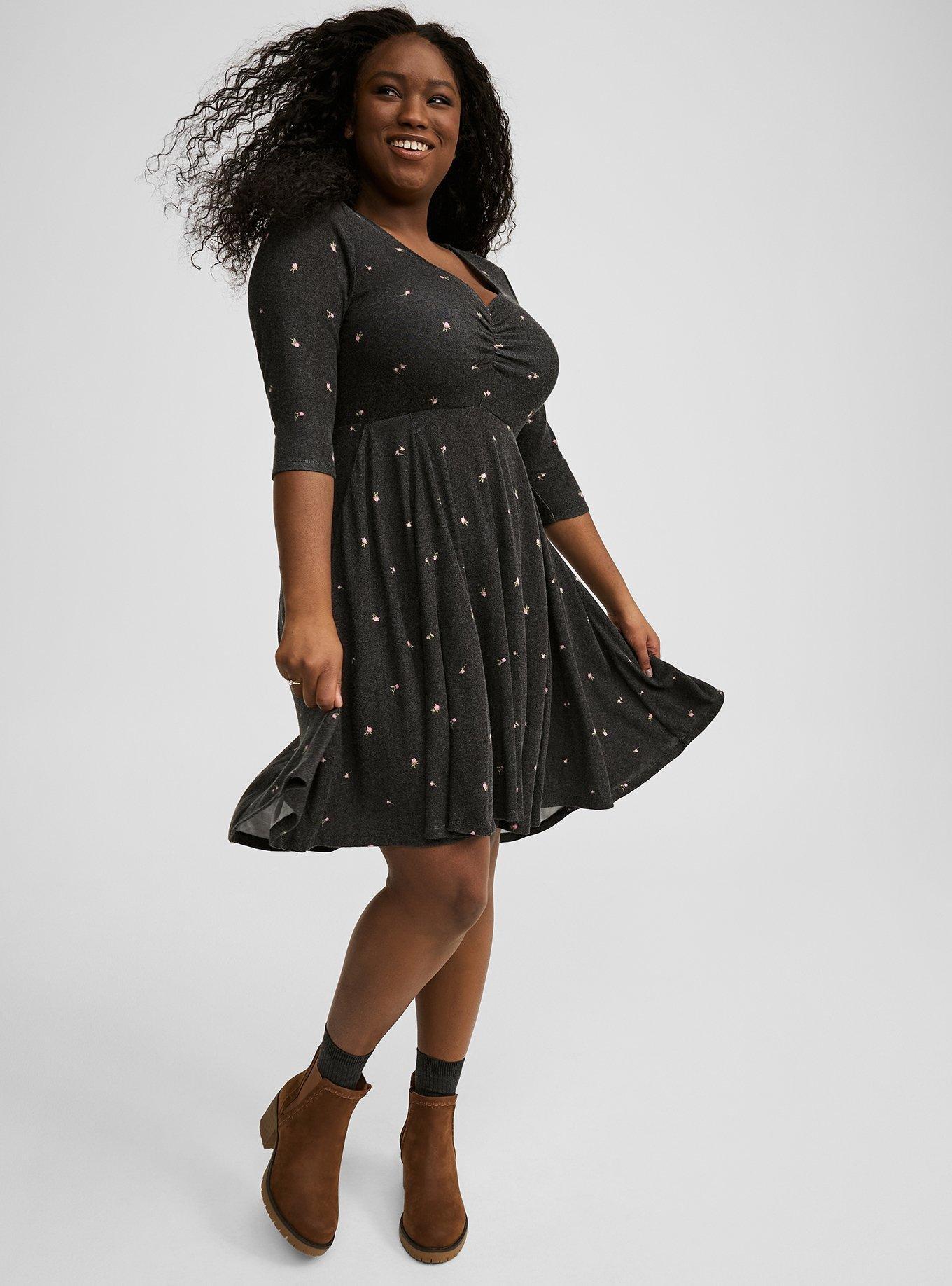 Plus Size - Mini Skater Dress - Torrid