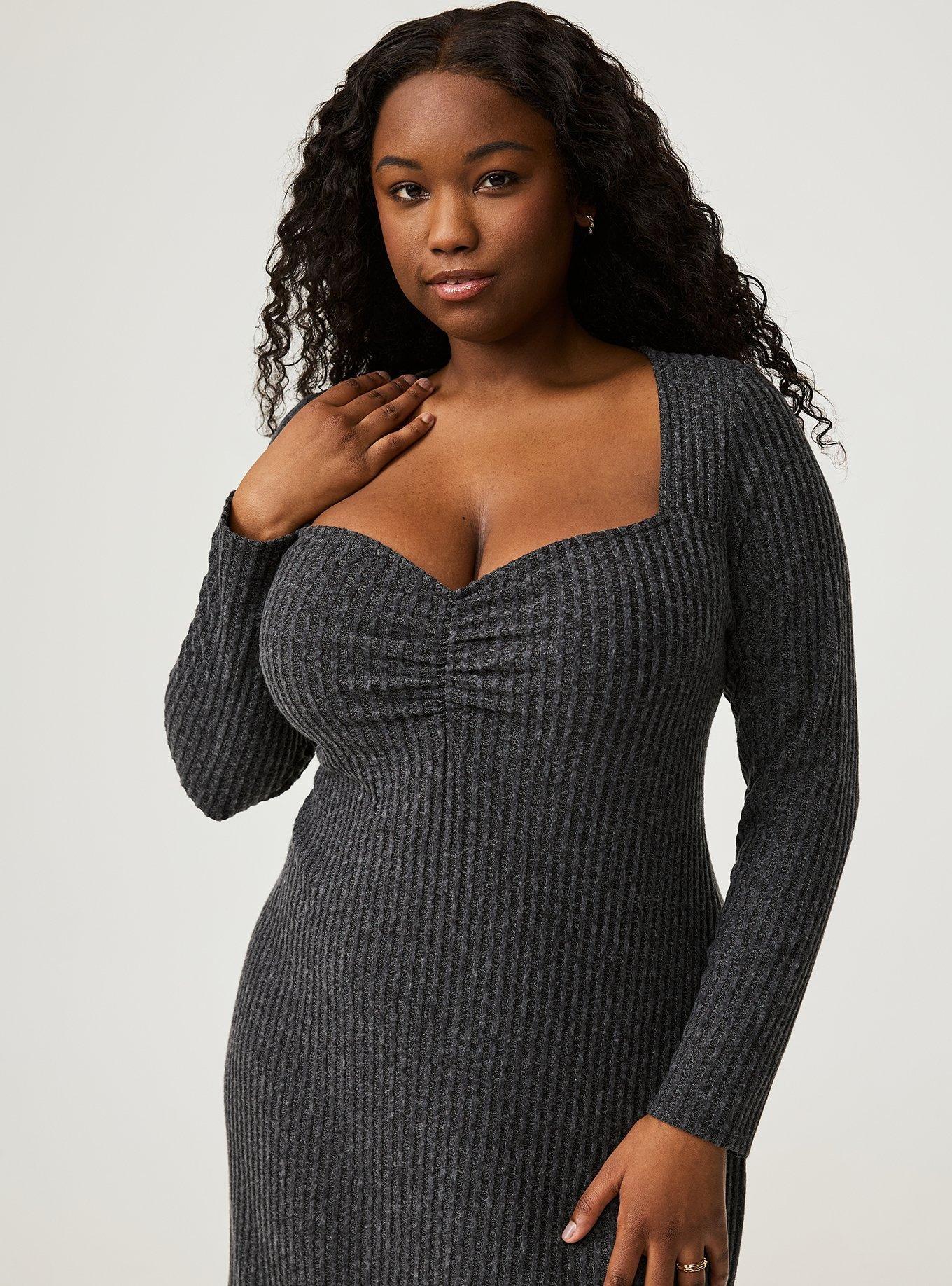 Column Tea Length Dress