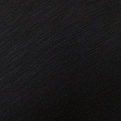 Plus Size Tiered Long Sleeve Top, DEEP BLACK, swatch