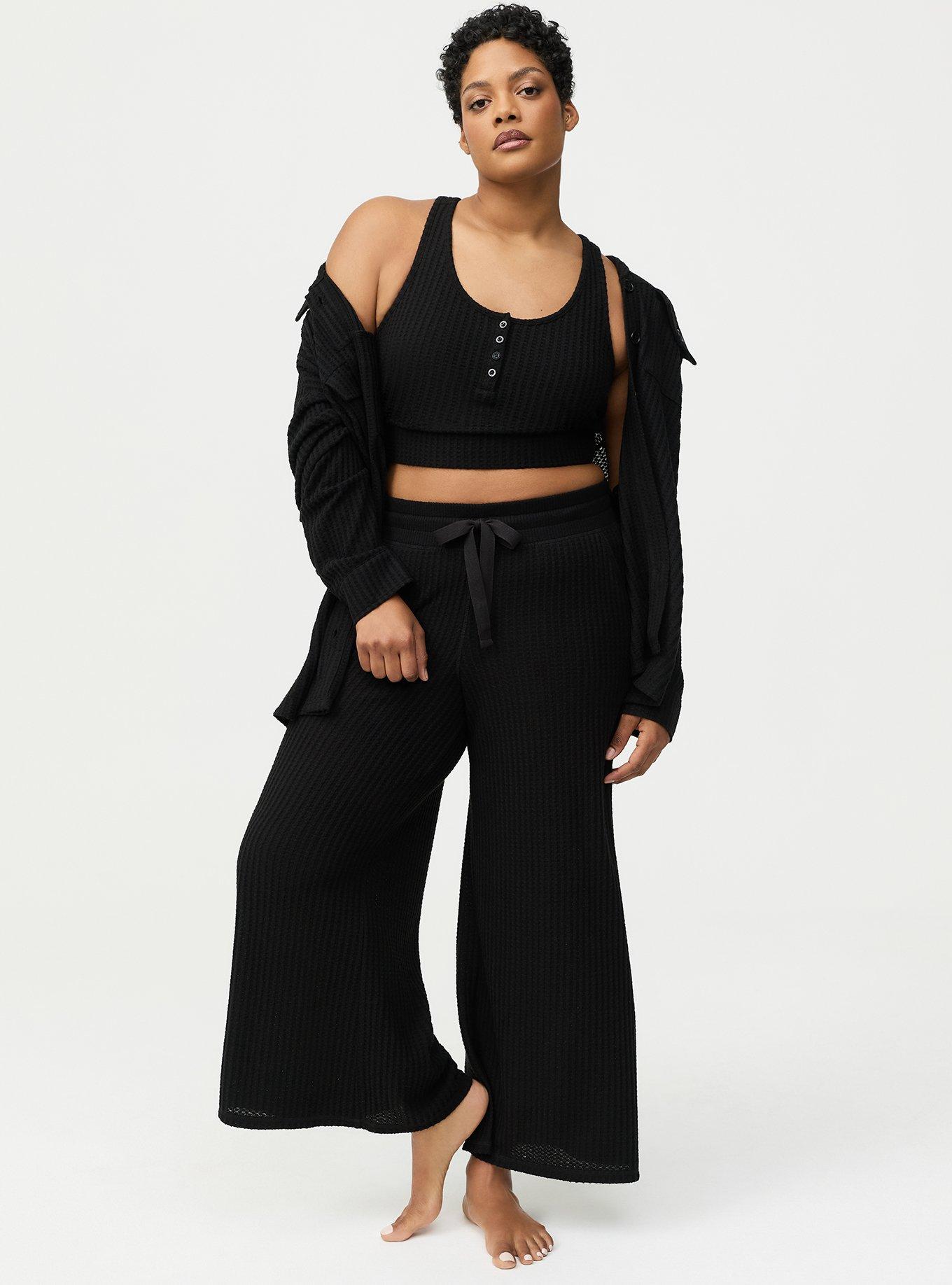 Super Soft Plush Henley Lounge Tank