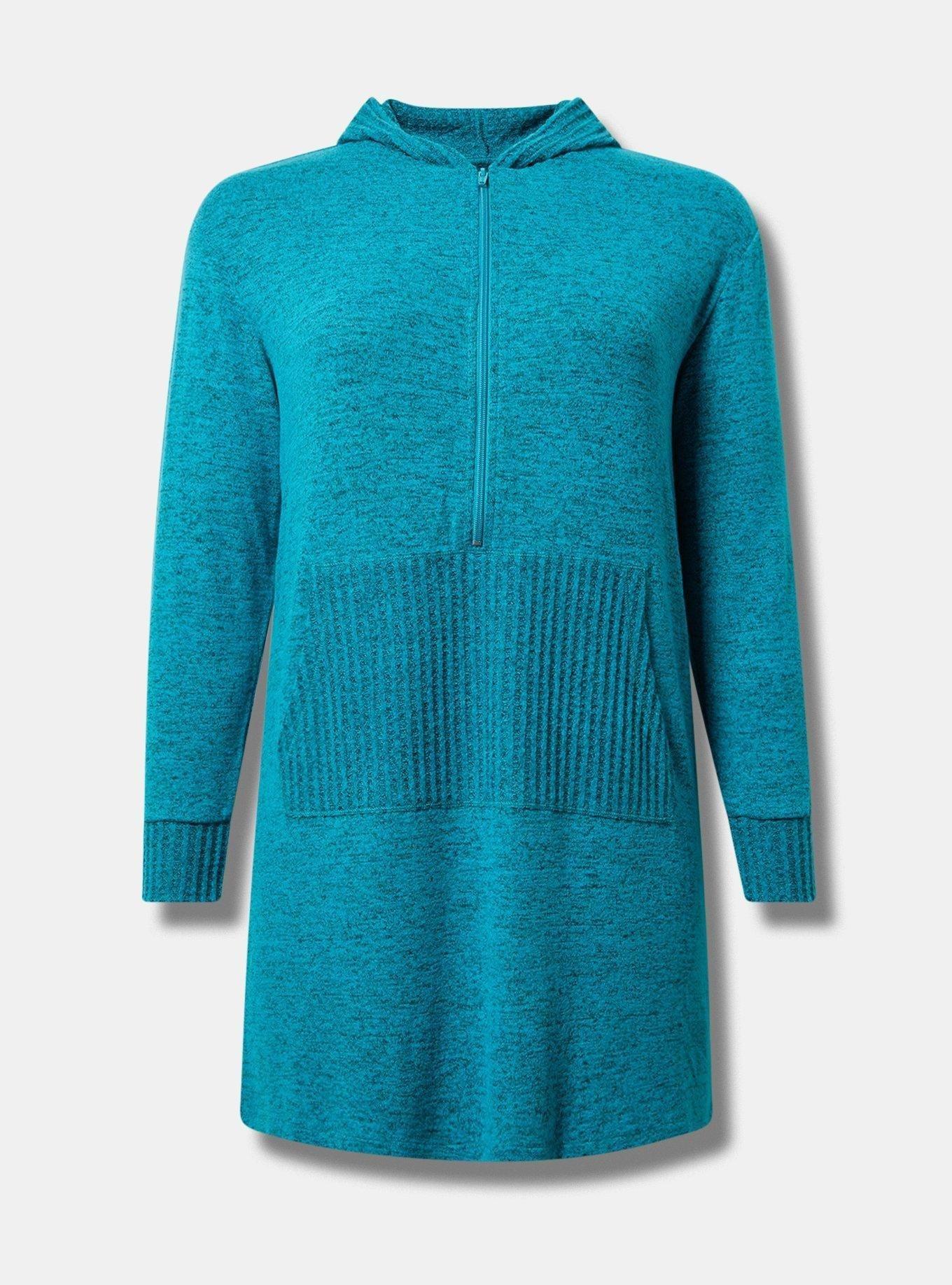 Super Soft Plush Hoodie Lounge Dress