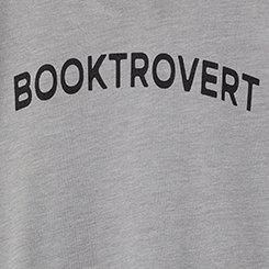 Booktrovert Classic Fit Tee, MEDIUM HEATHER GREY, swatch