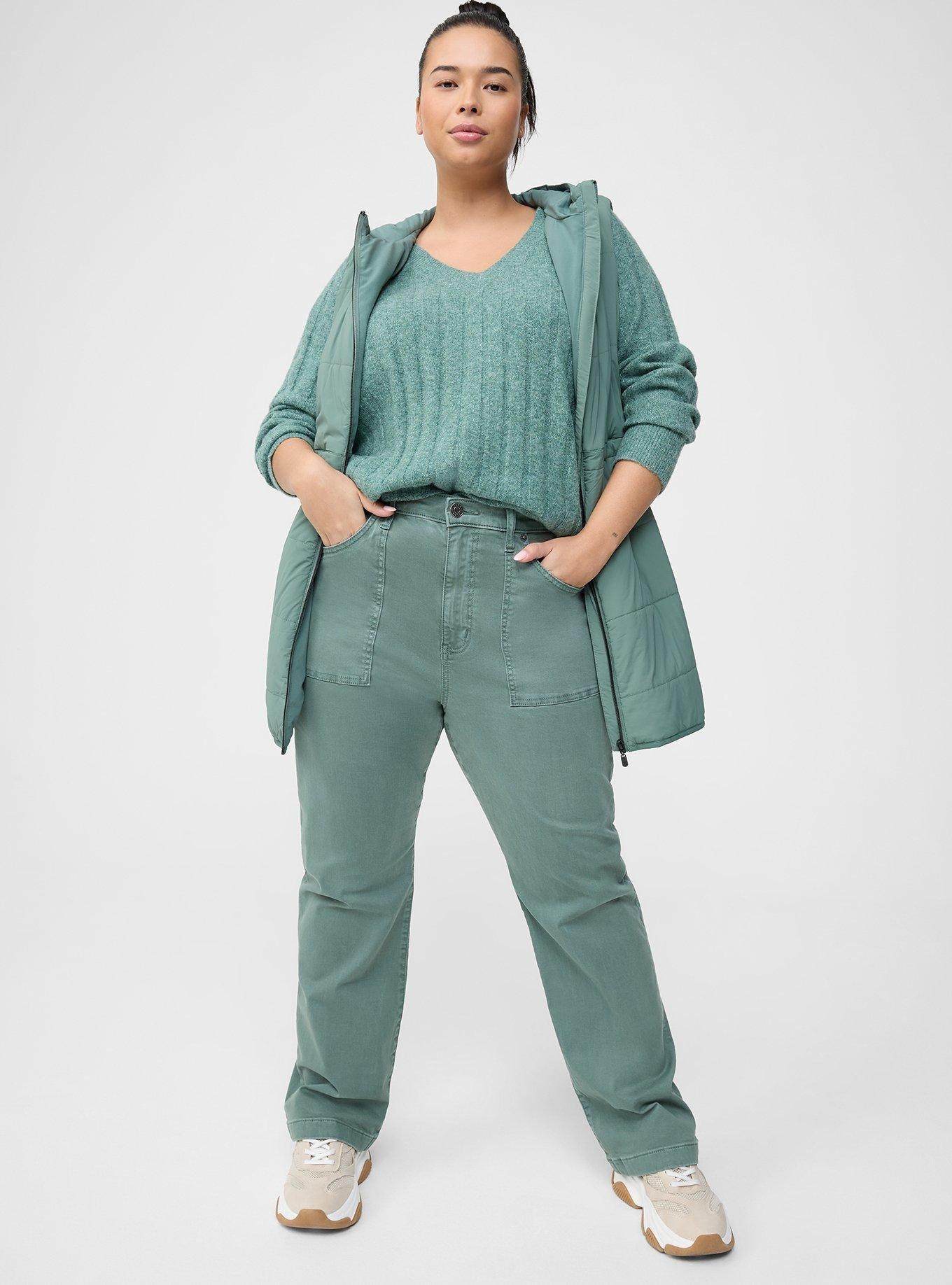 High-Rise Straight Utility Pant
