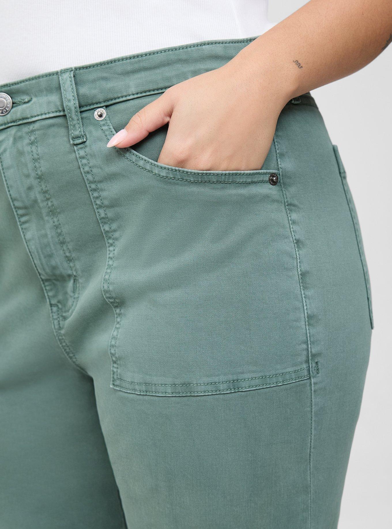 High-Rise Straight Utility Pant