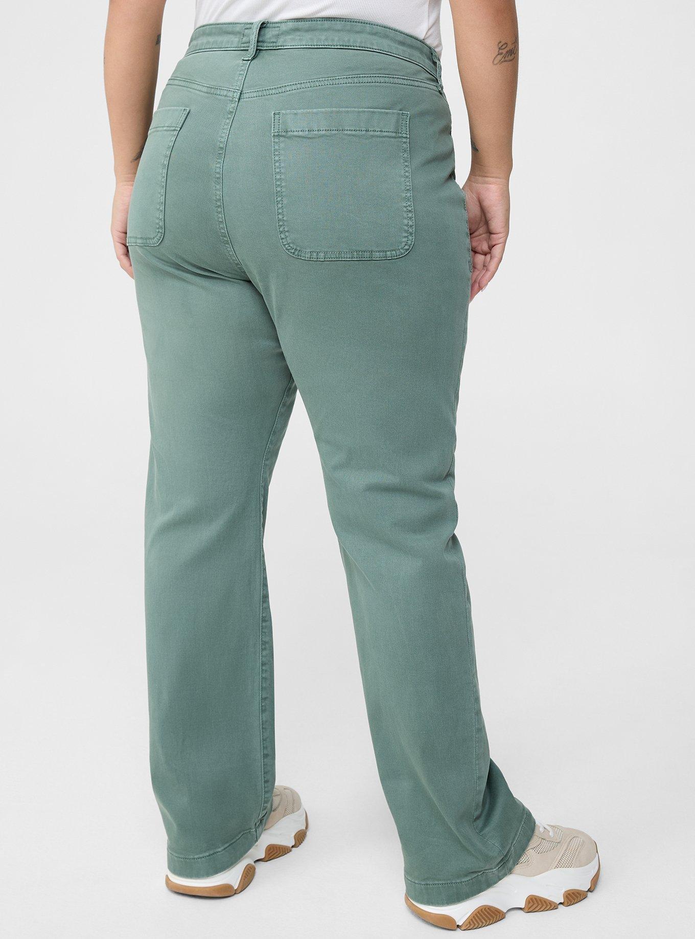 High-Rise Straight Utility Pant