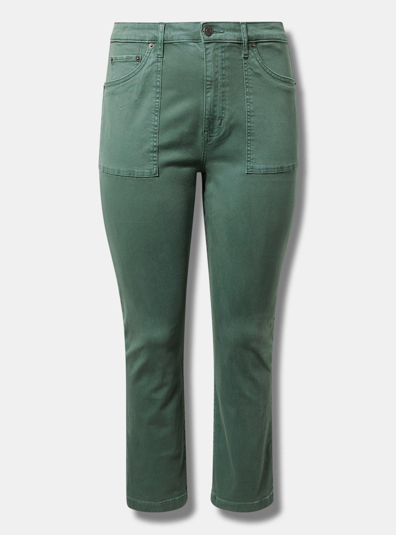 High-Rise Straight Utility Pant