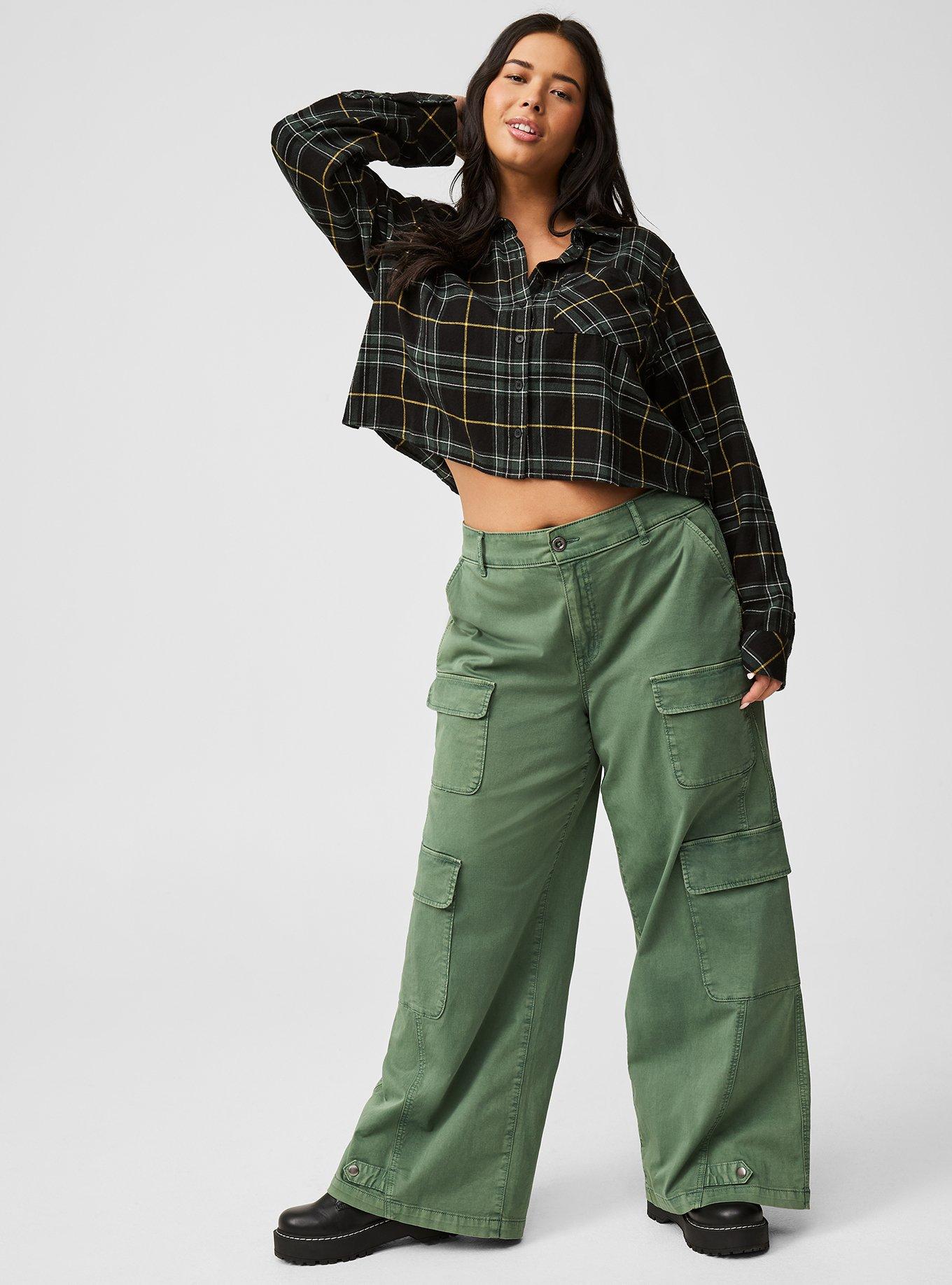 Plus Size - High Rise Baggy Cargo Pant - Torrid Plus Size - High Rise Baggy Cargo Pant - Torrid