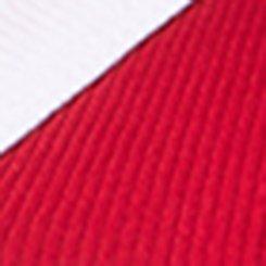 Plus Size Ribbed Henley Varsity Long Sleeve Top, JESTER RED, swatch