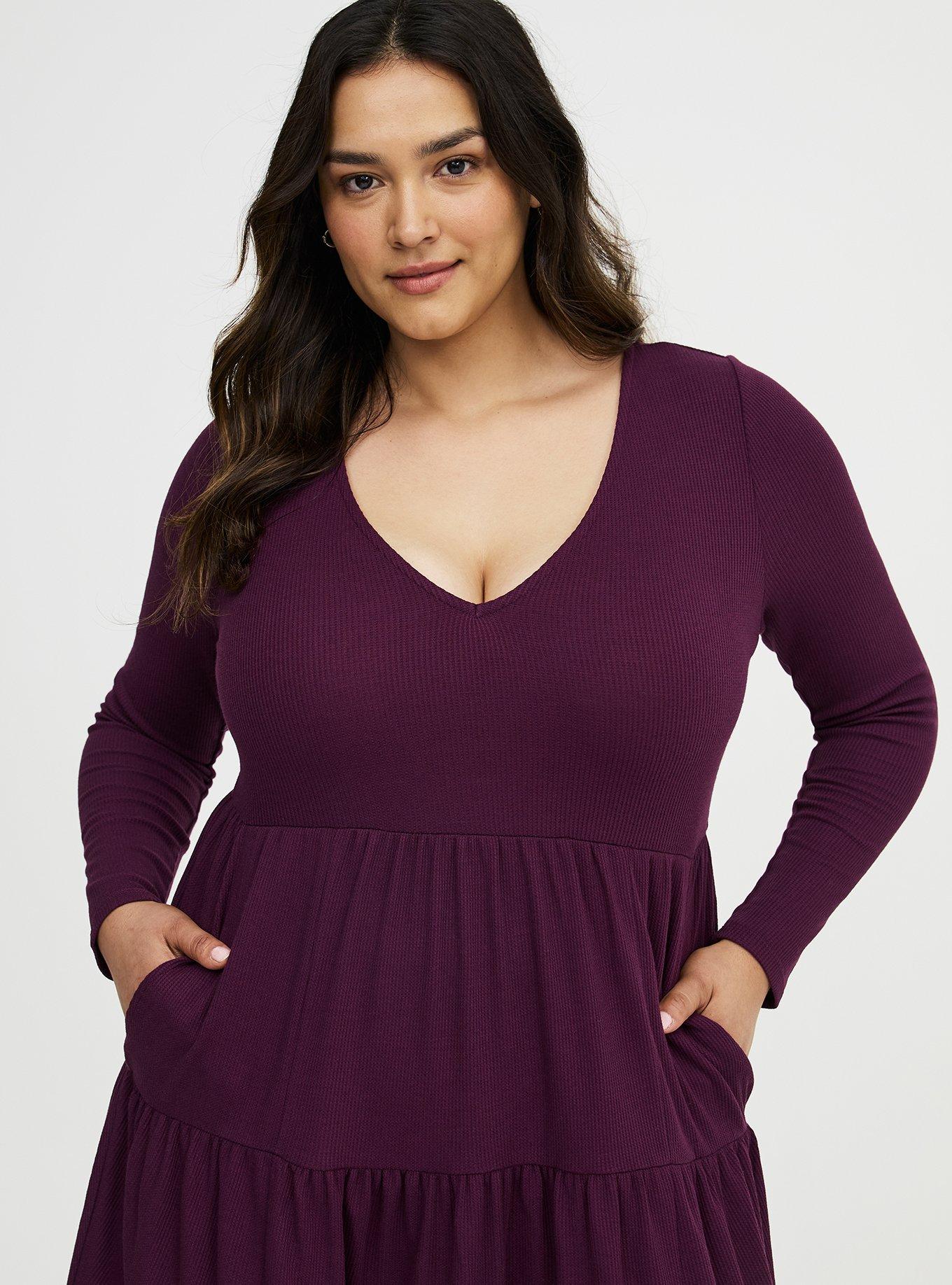marled knit dress Winn in Marled Textured Knit A-Line Sleeveless Midi