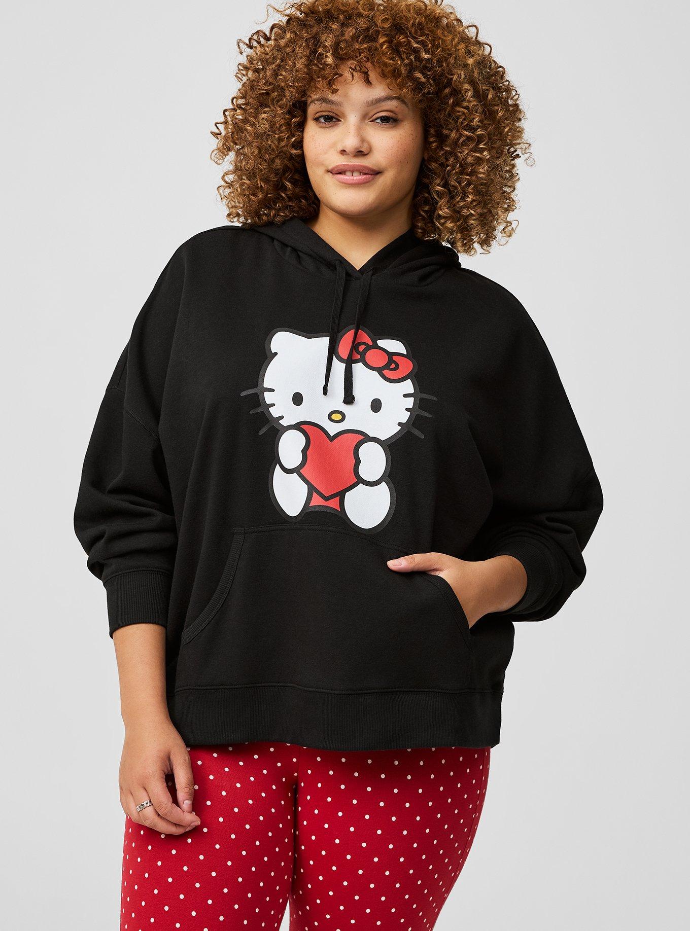 Plus Size Hello Kitty Relaxed Fit Hoodie Torrid