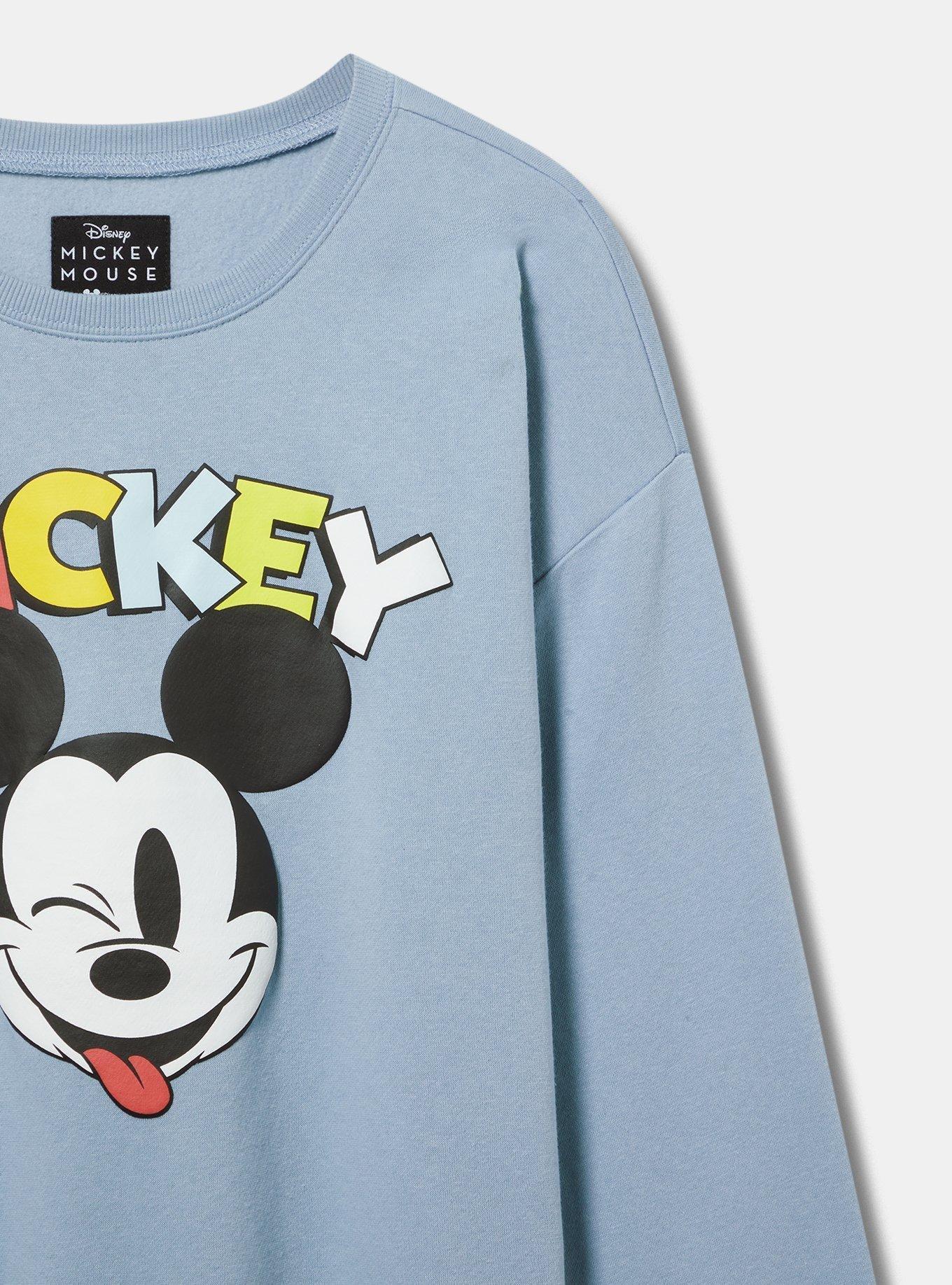 Blue mickey mouse sweatshirt clearance