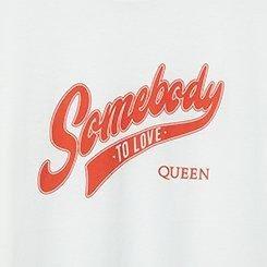 Queen Somebody To Love Classic Fit Tee , BLANC DE BLANC, swatch