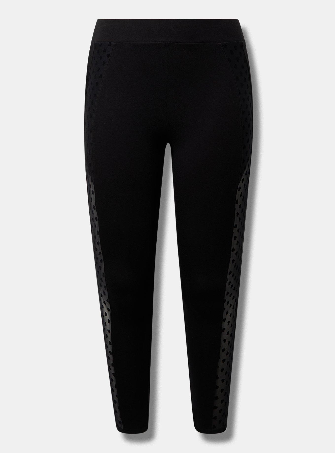 Full Length Signature Waist Side Heart Mesh Inset Legging