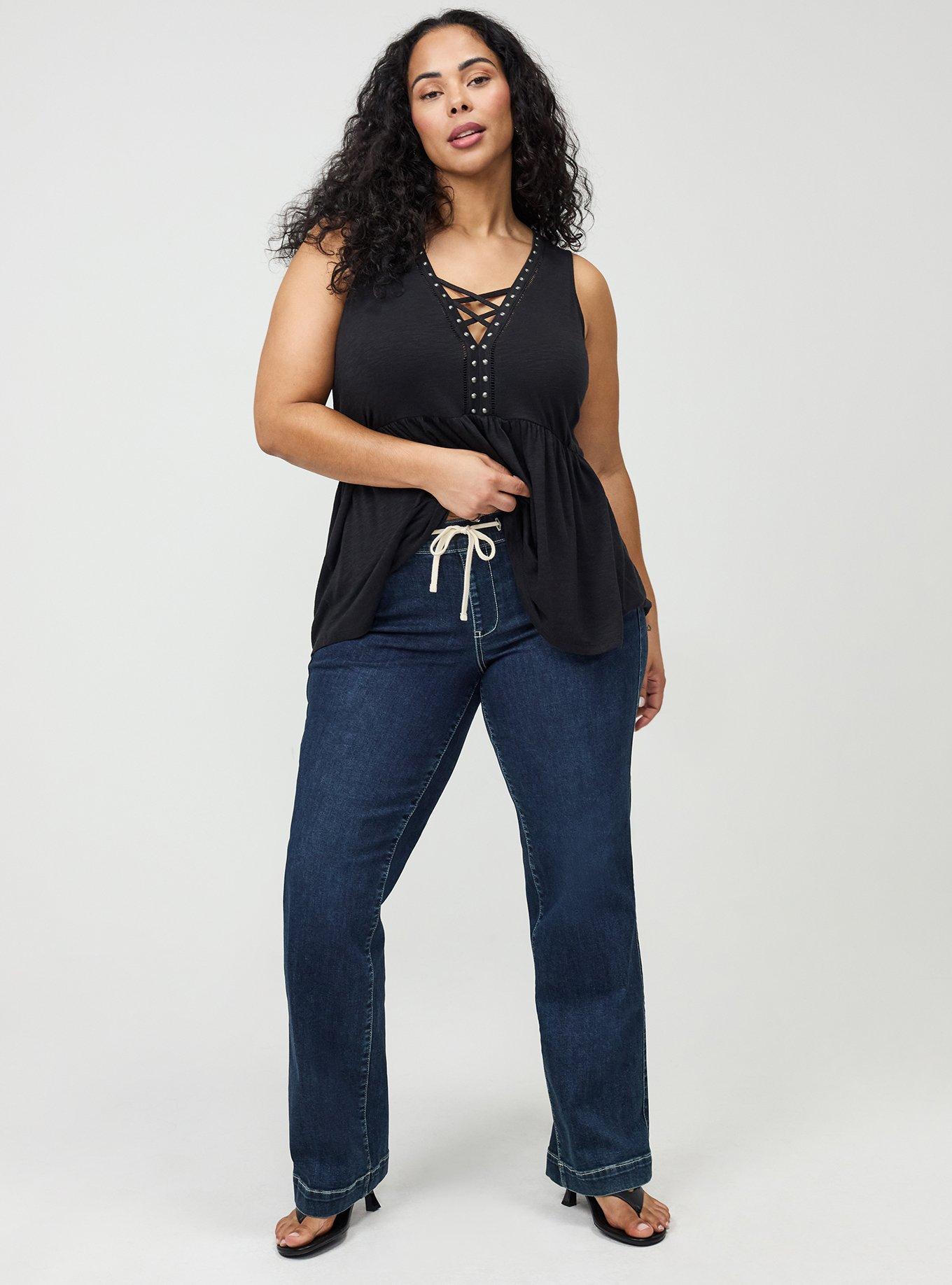 Weekend Wide-Leg Mid-Rise Jean, LEO, hi-res