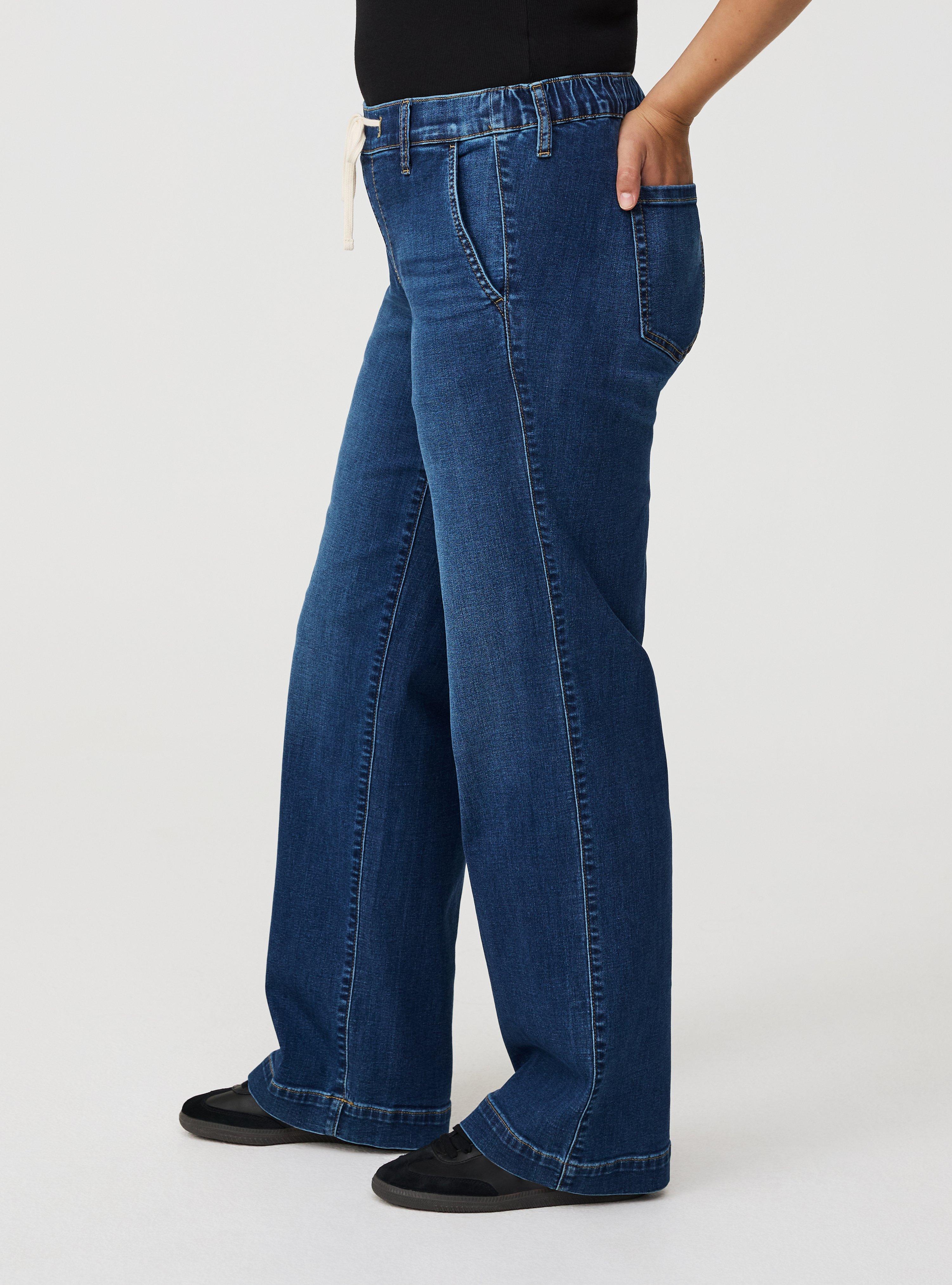 Weekend Wide-Leg Mid-Rise Jean