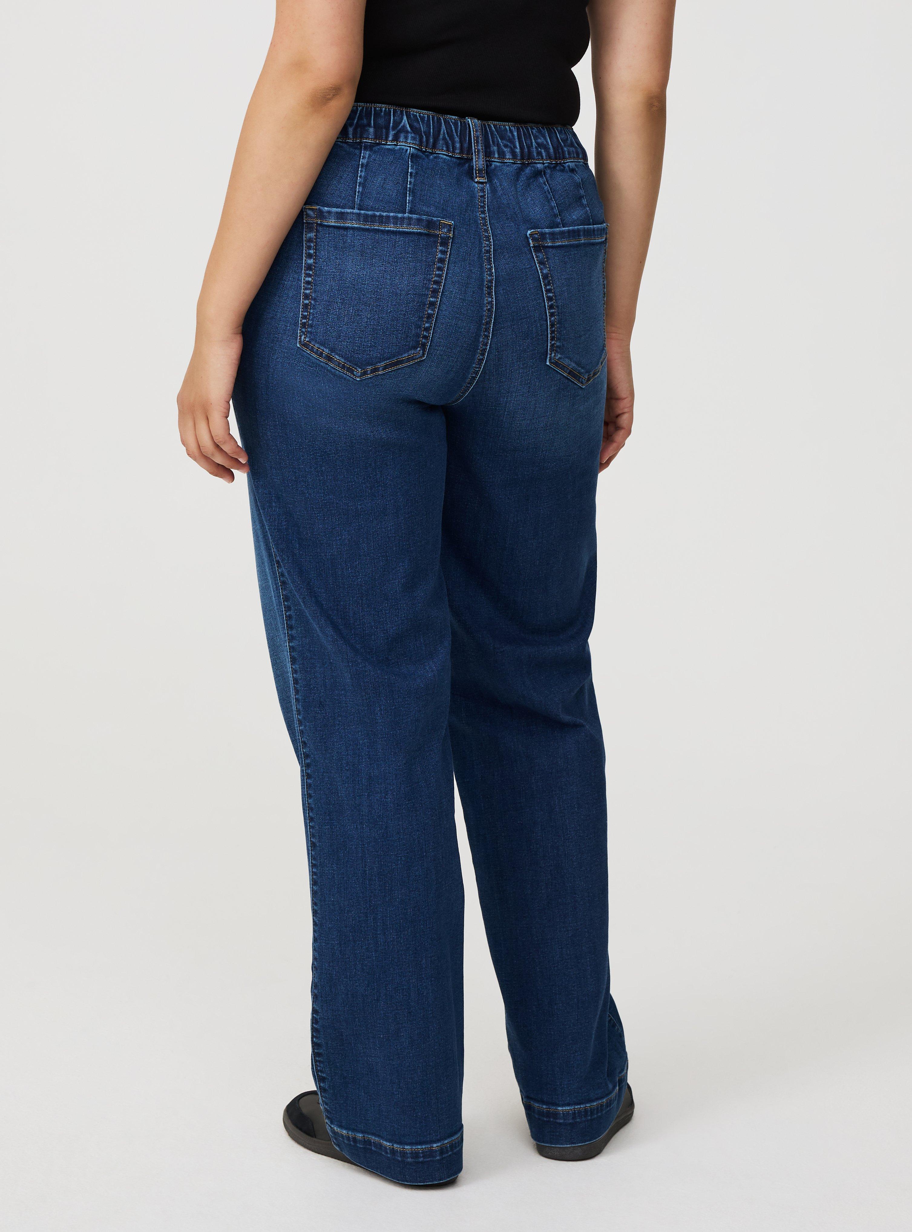 Weekend Wide-Leg Mid-Rise Jean