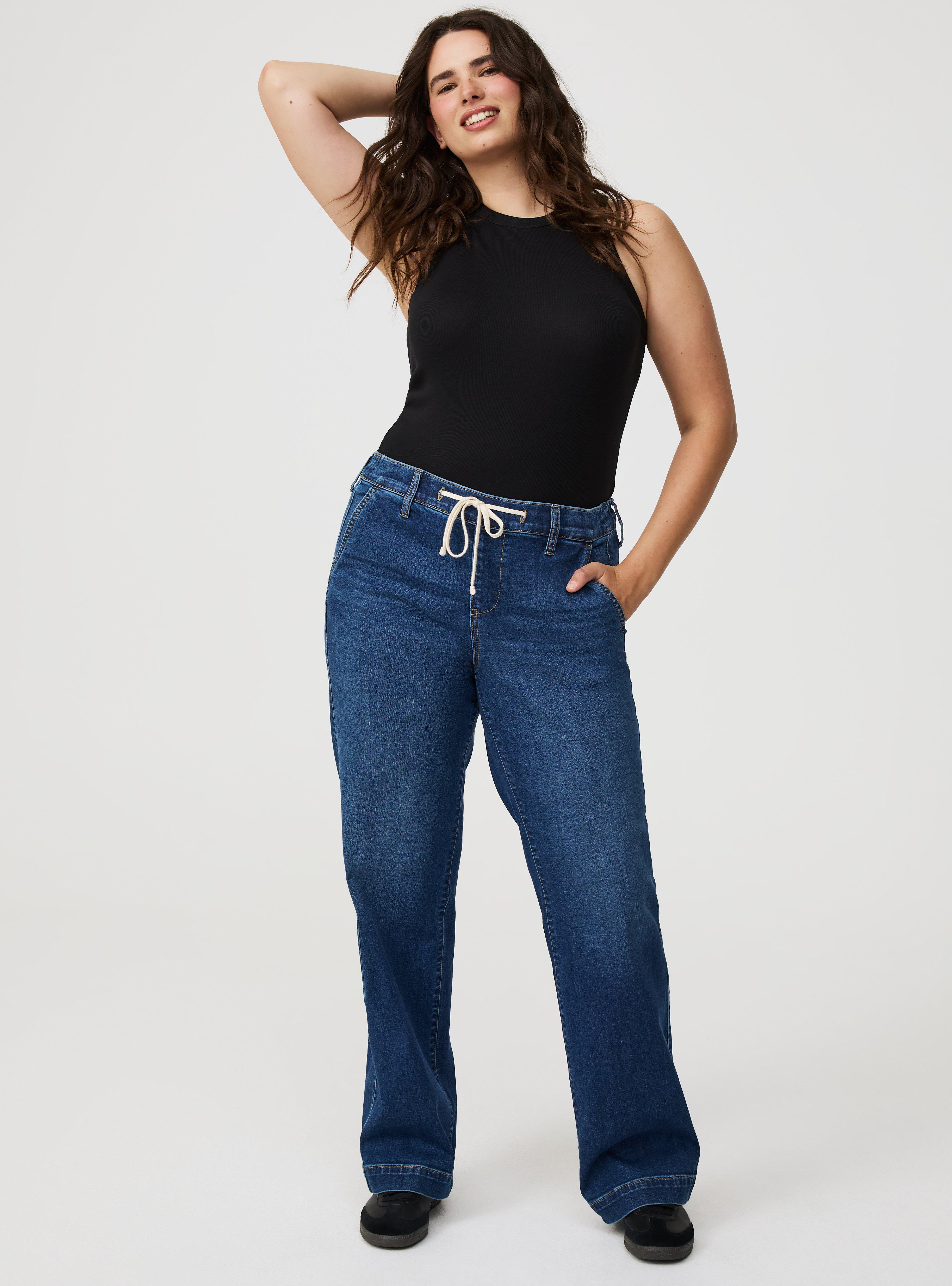 Weekend Wide-Leg Mid-Rise Jean
