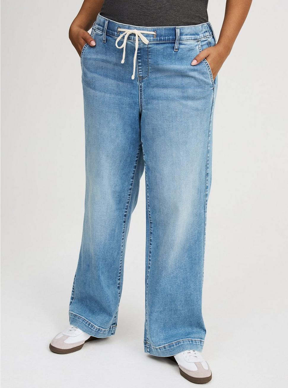 Plus Size - Weekend Mid-Rise Wide Leg Jean - Torrid Plus Size - Weekend Mid-Rise Wide Leg Jean - Torrid