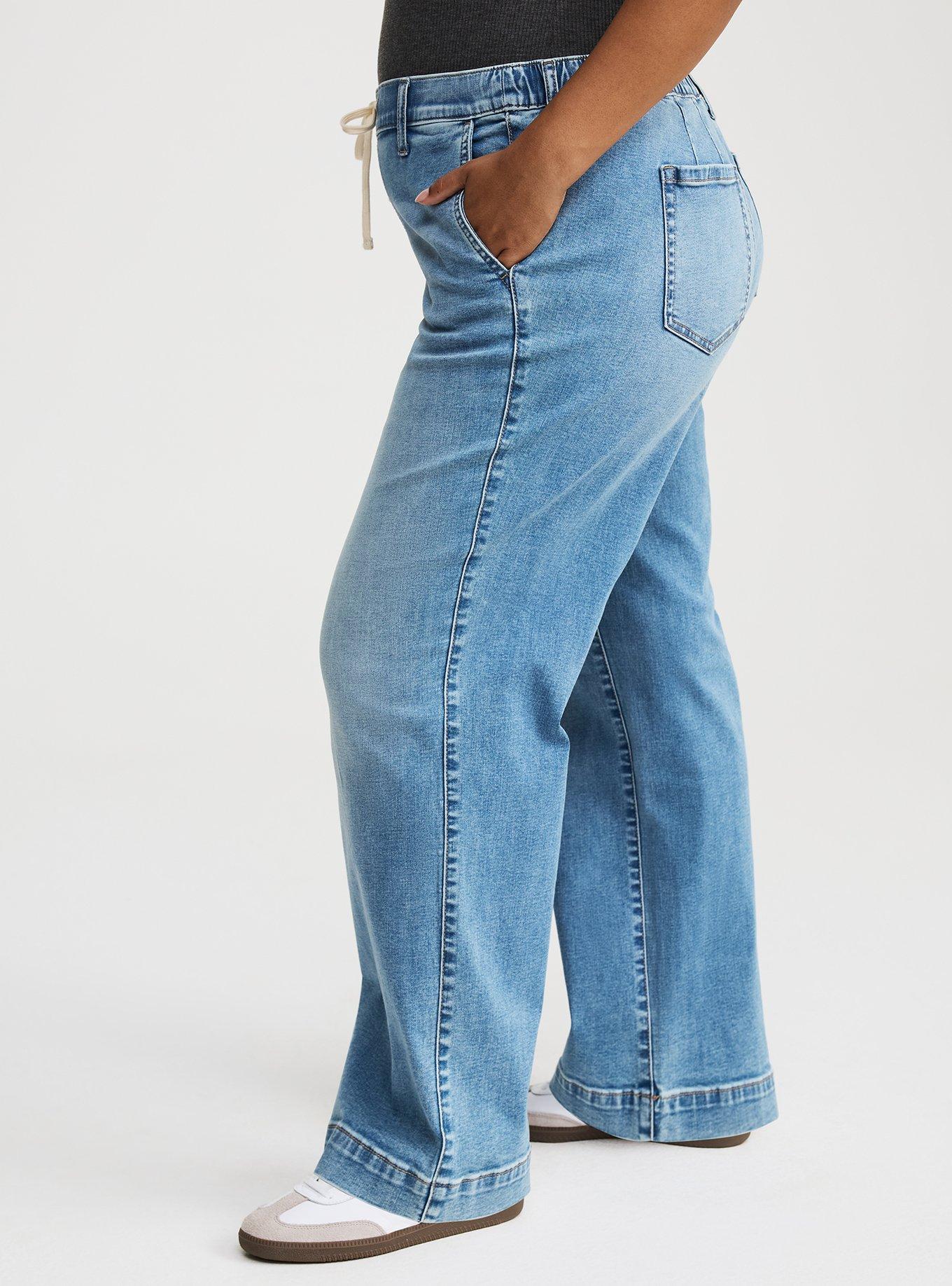 Weekend Wide-Leg Mid-Rise Jean