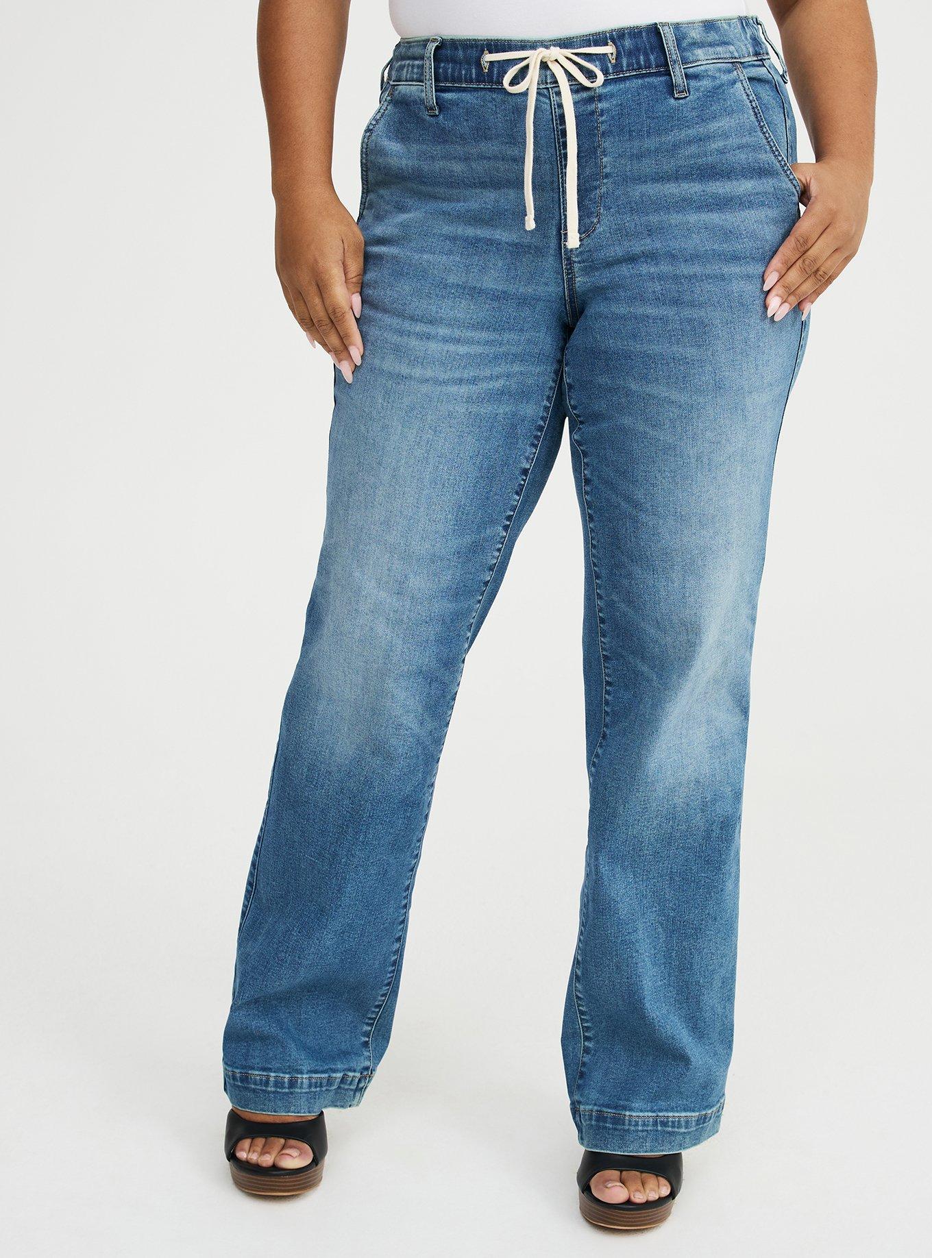 Weekend Wide Leg Mid-Rise Jean, AQUARIUS, alternate
